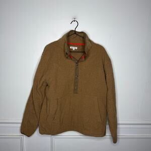 Alex Mill Brushed Wool Popover Fleece Mens Medium
